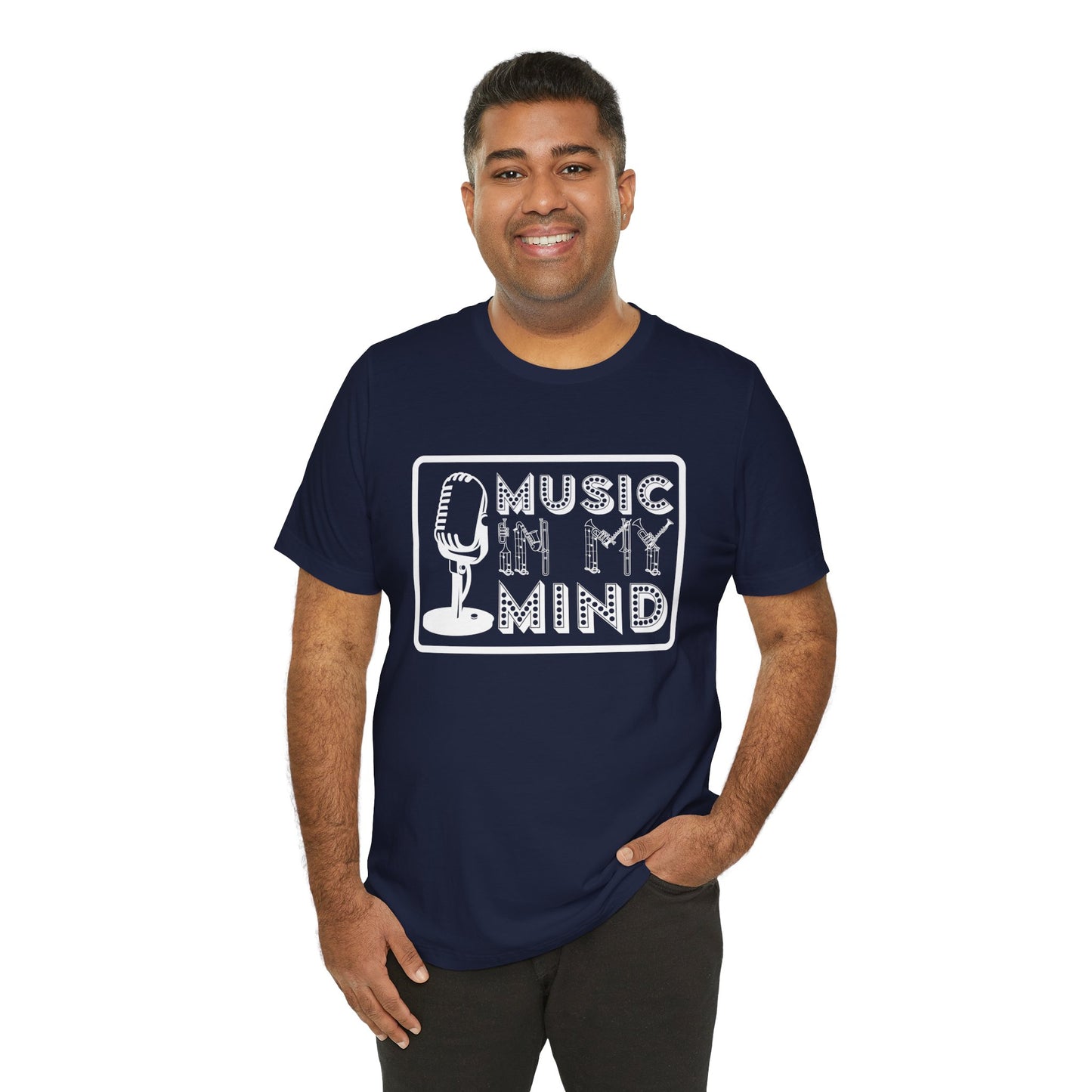 Music In My Mind - Unisex Jersey Short Sleeve Tee