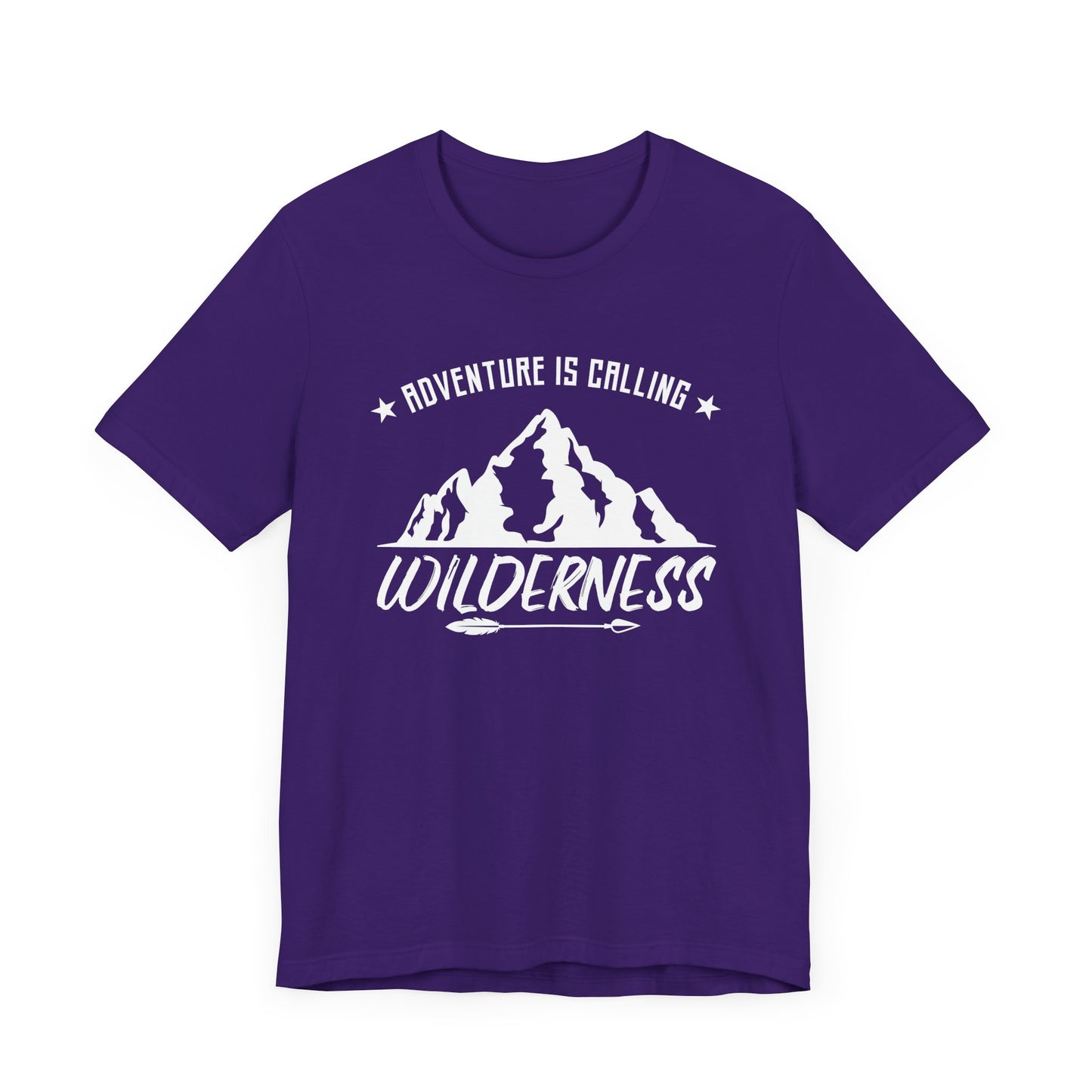 Camping: Adventure Is Calling, Wilderness - Unisex Jersey Short Sleeve Tee - 12585