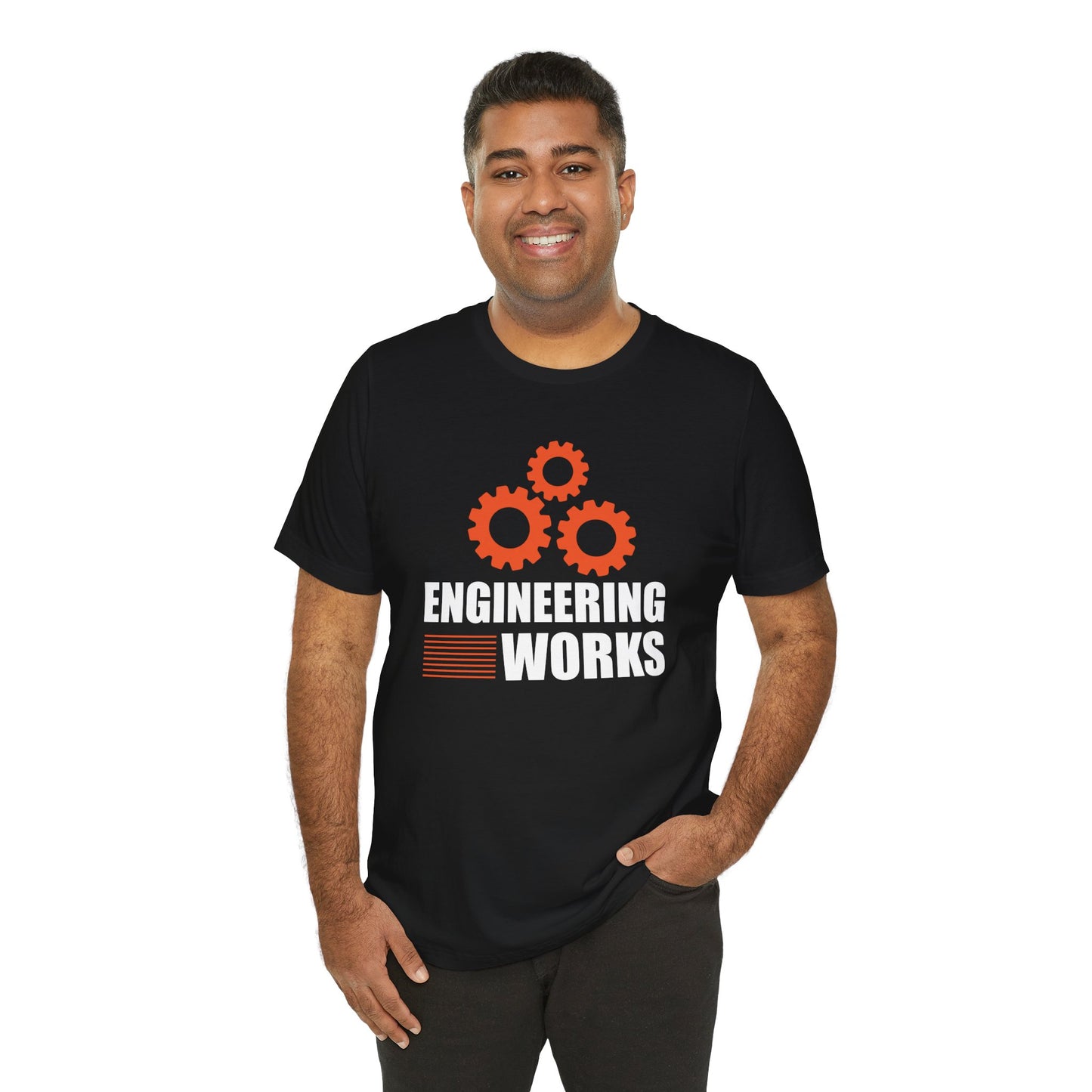 Engineer:  Engineering Works - Unisex Jersey Short Sleeve Tee