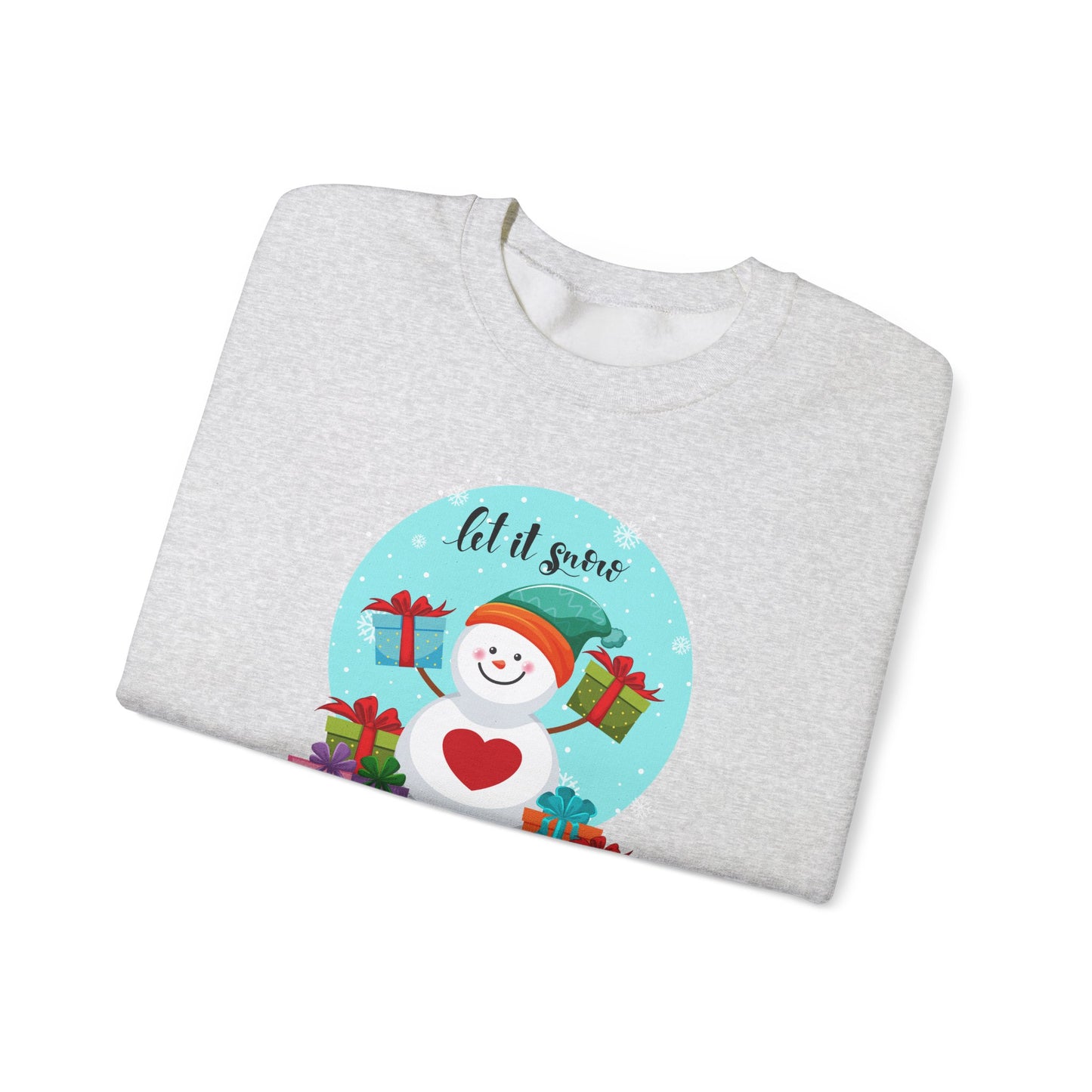 Santa, Let It snow - Unisex Heavy Blend™ Crewneck Sweatshirt - 10009