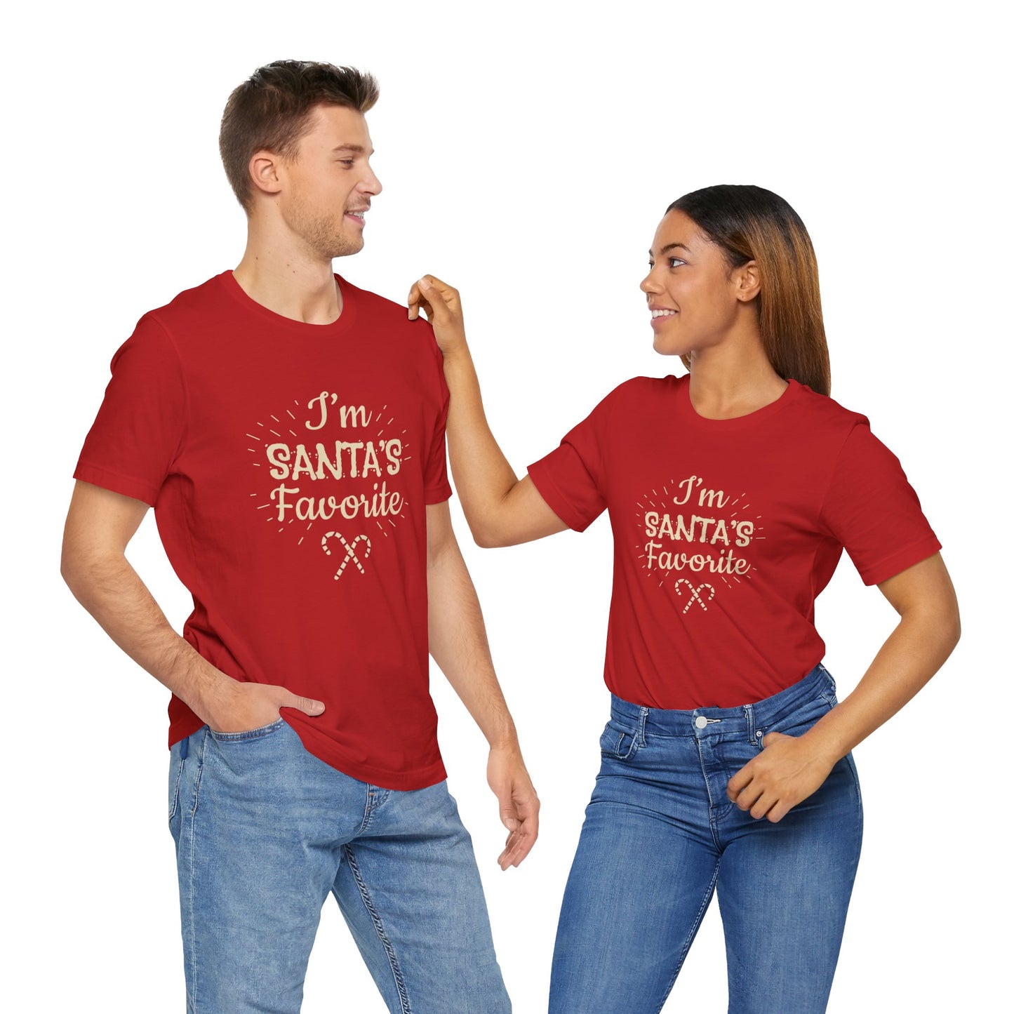 I'm Santa's Favorite - Unisex Jersey Short Sleeve Tee