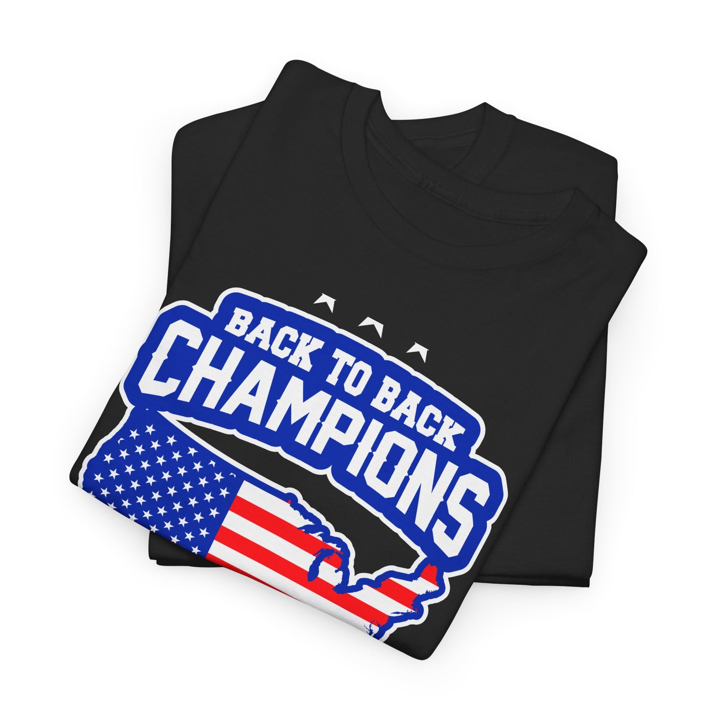 Back-to-Back Champions Unisex Tee | Perfect for Sports Fans, Casual Wear, Gifts, Fourth of July, BBQ Events - 13597