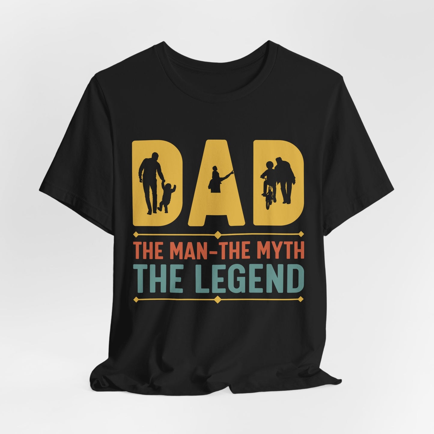 Dad, The Man, The Myth, The Legend - Unisex Jersey Short Sleeve Tee - 13728