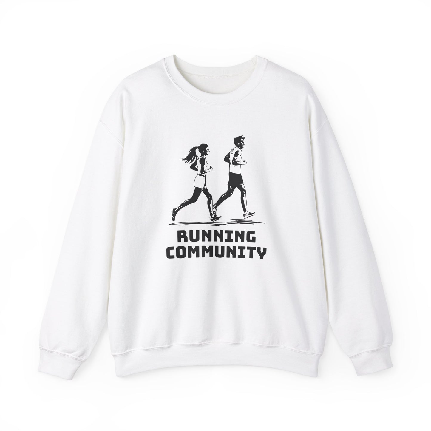 Running Community - Unisex Heavy Blend™ Crewneck Sweatshirt