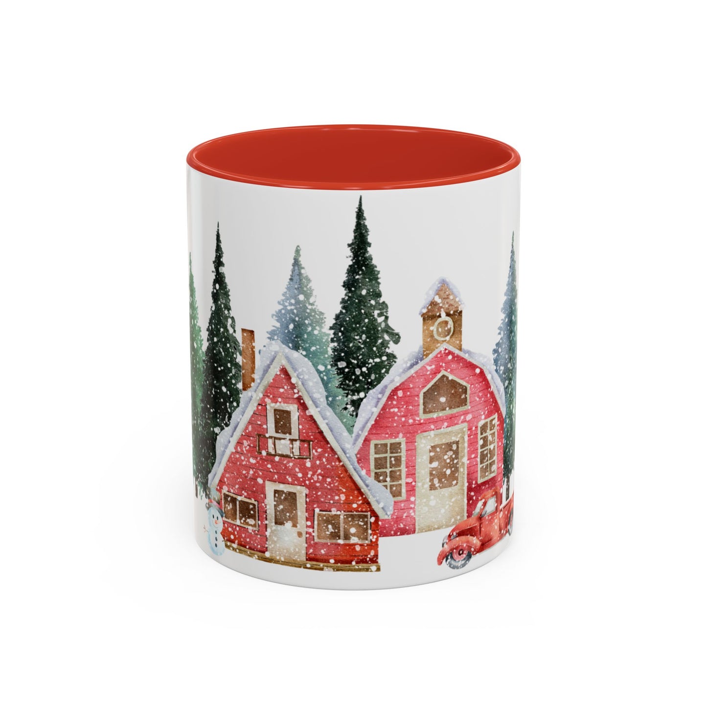 Winter House - Accent Coffee Mug (11, 15oz) - 10072