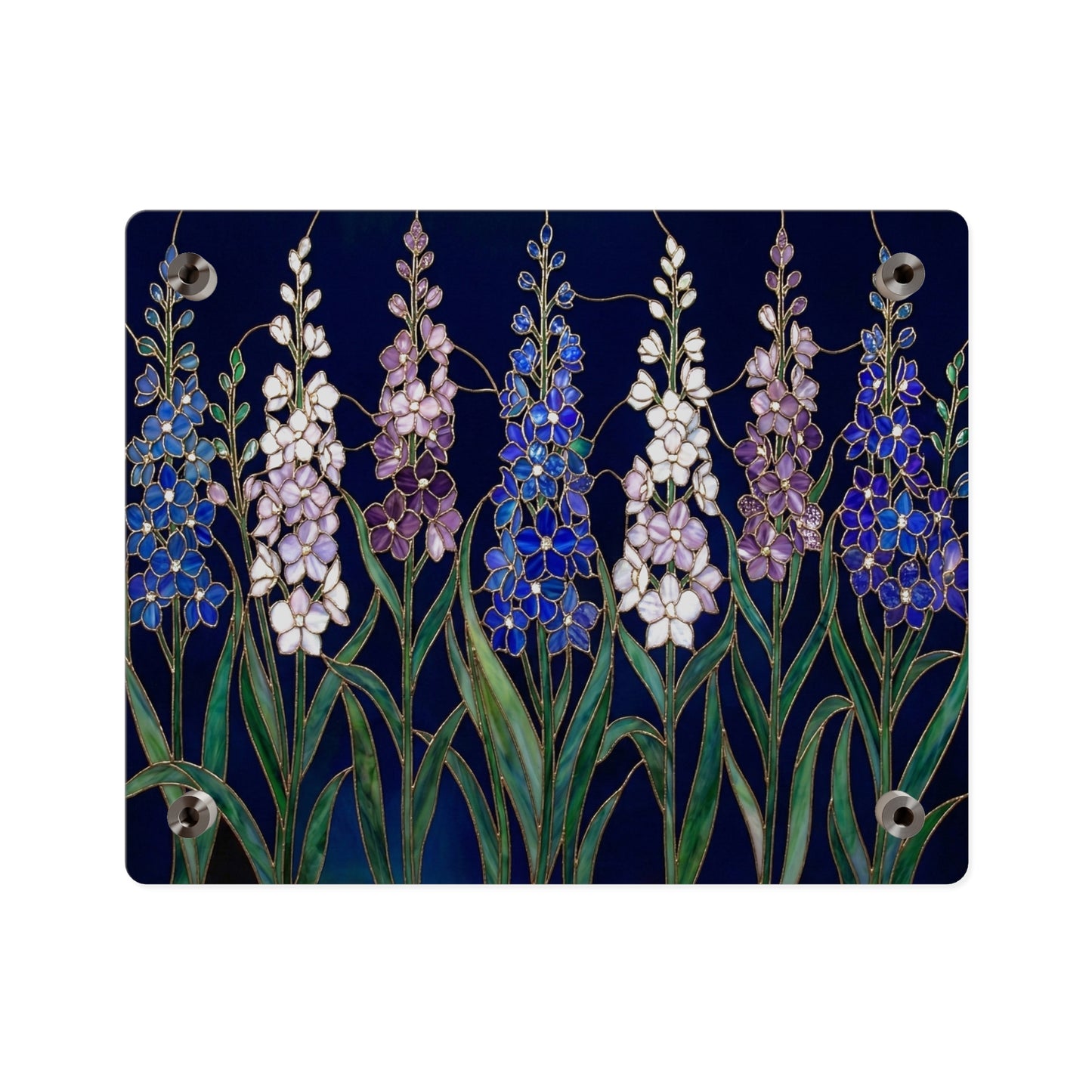 Larkspur Floral Acrylic Wall Art — 14605