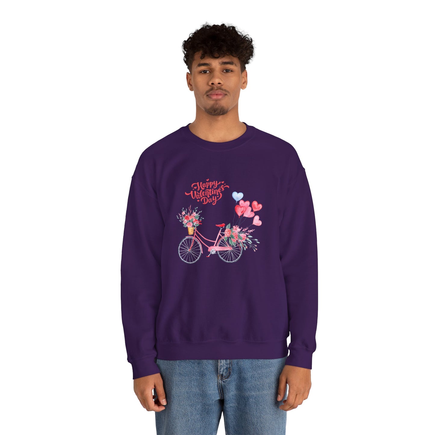 Happy Valentine's Day - Unisex Heavy Blend™ Crewneck Sweatshirt - 11381