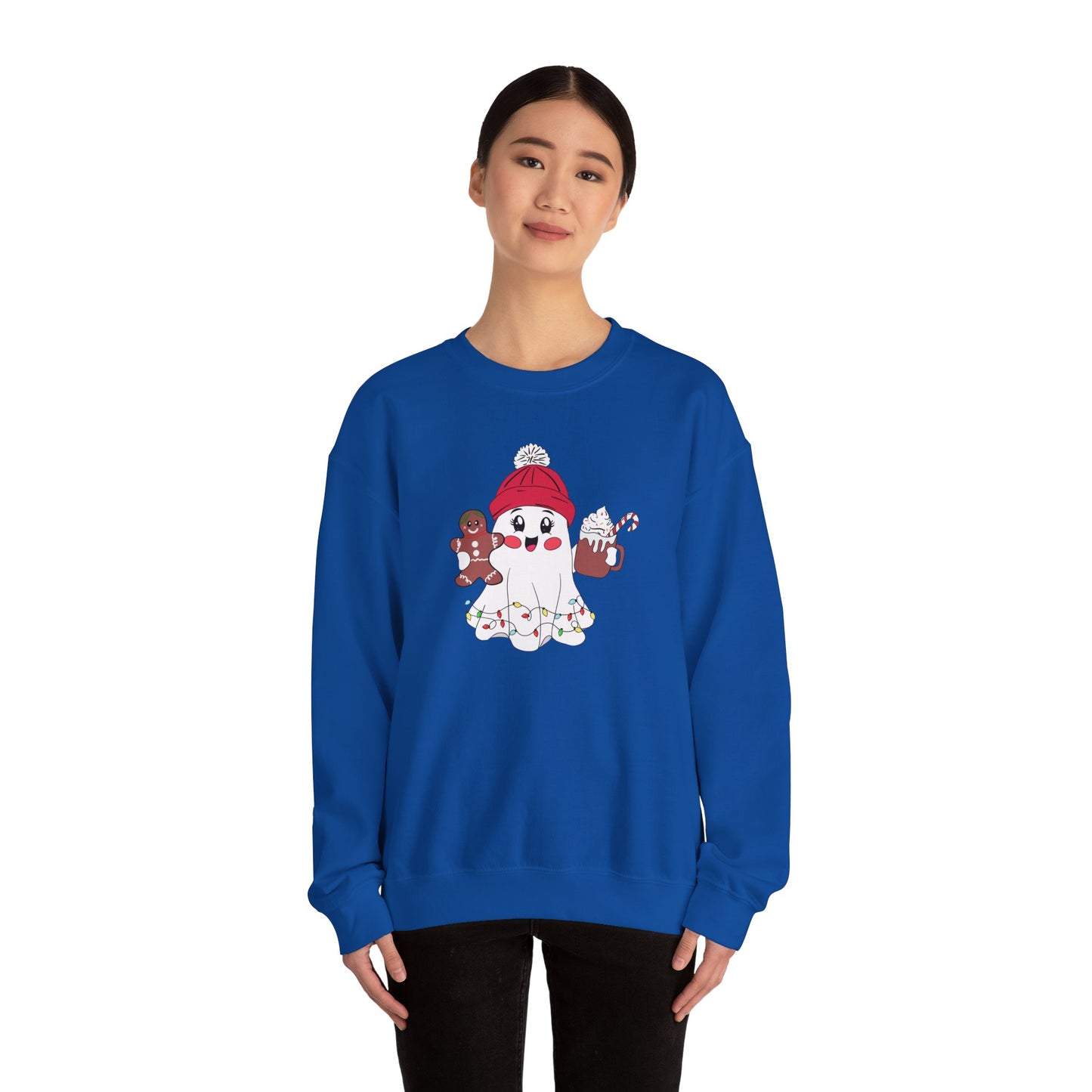 Christmas Ghost - Unisex Heavy Blend™ Crewneck Sweatshirt - 10394
