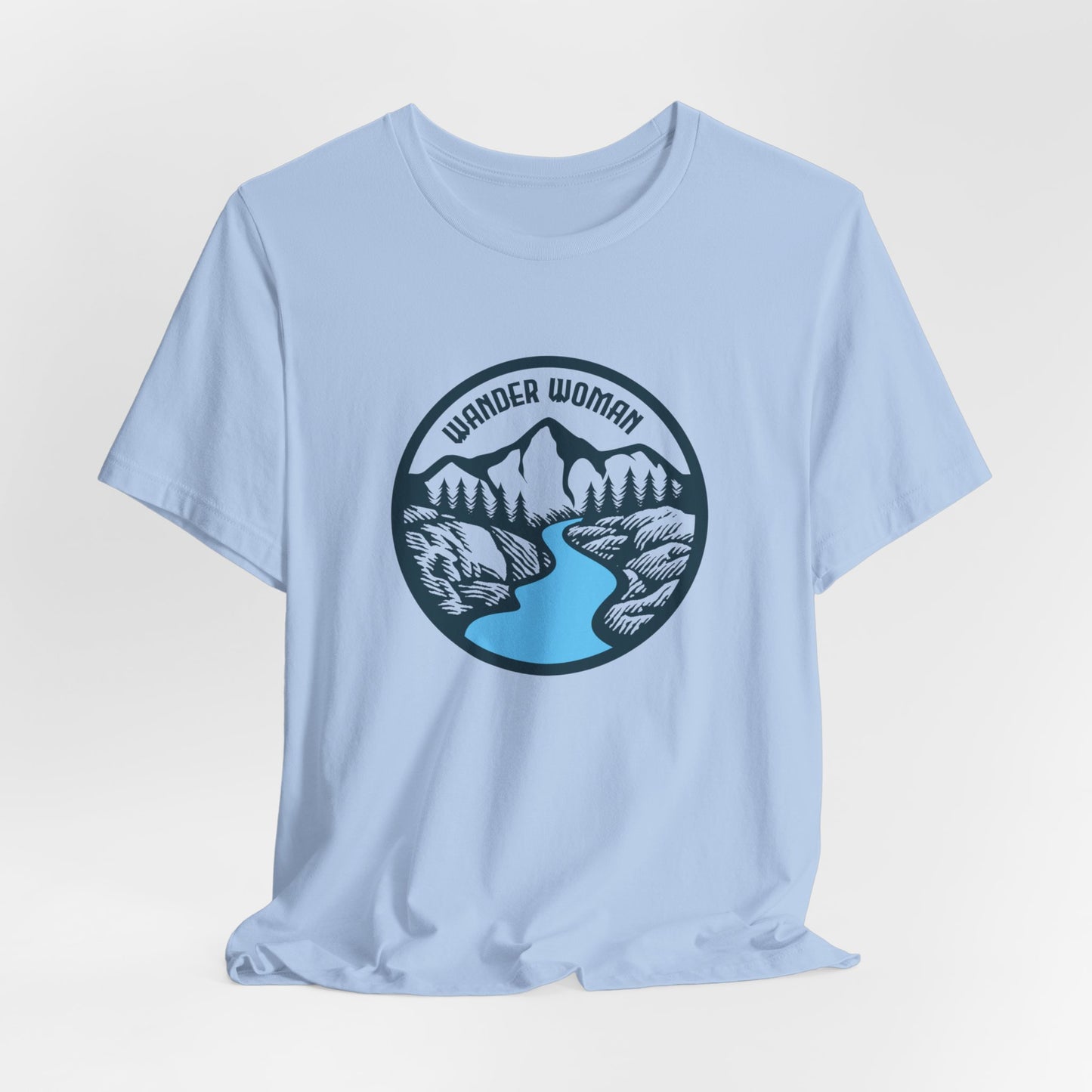 Camping: Wander Woman - Unisex Jersey Short Sleeve Tee