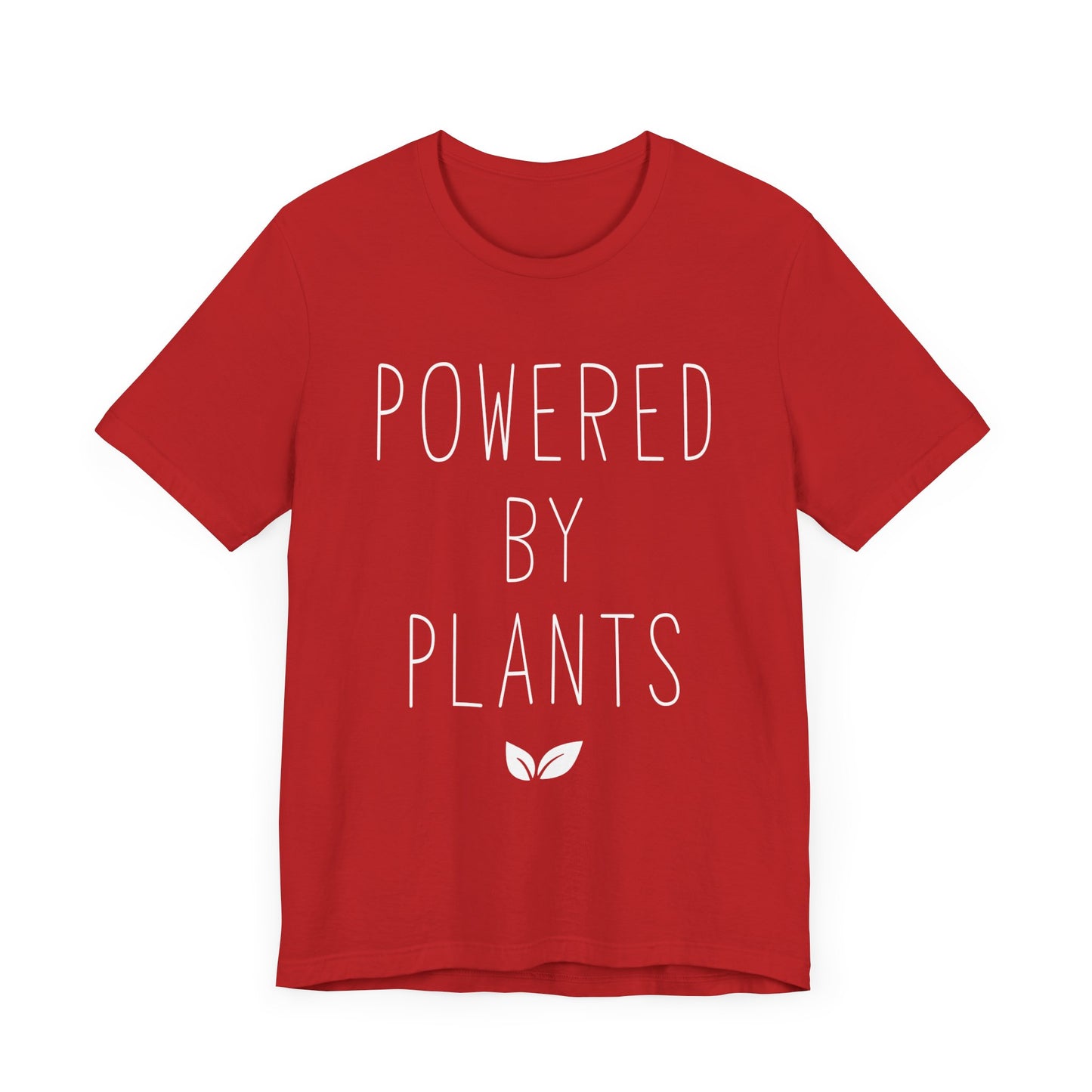 Vegan: Powered By Plants - Unisex Jersey Short Sleeve Tee