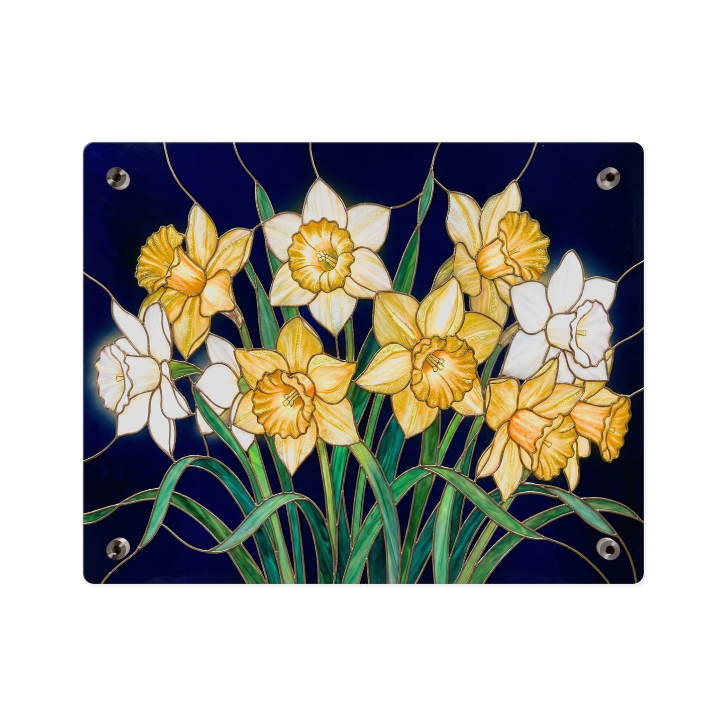 Daffodil Floral Acrylic Wall Art Panel - 14601