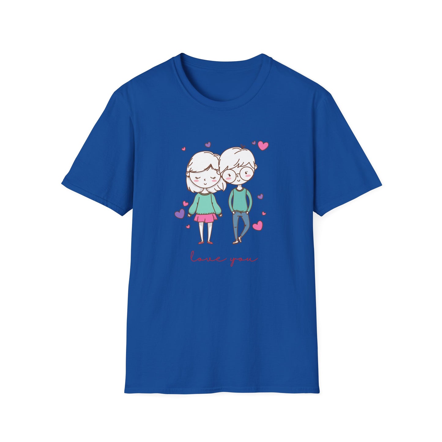 Cute Couple, Love You - Unisex Softstyle T-Shirt - 11528