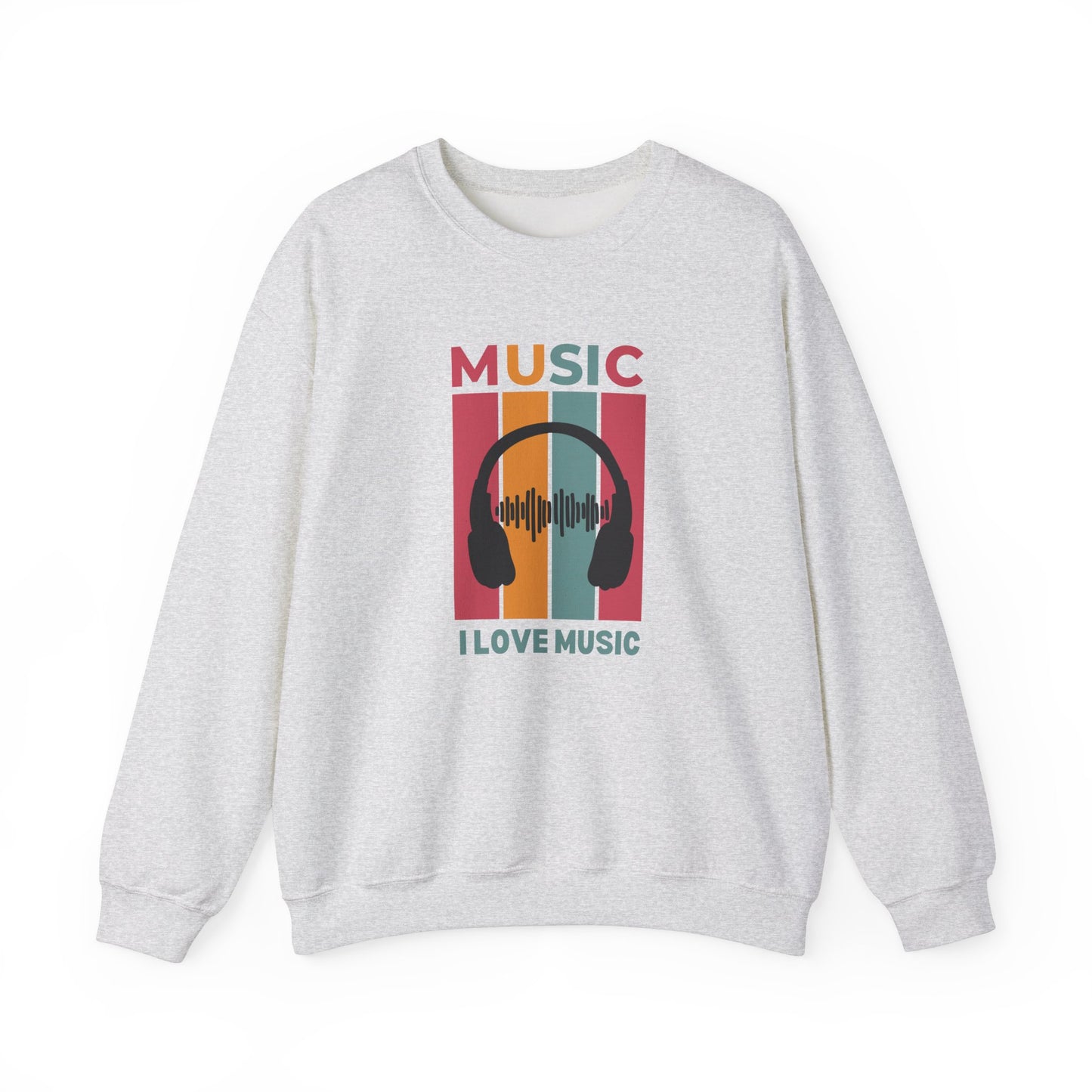 I Love Music - Unisex Heavy Blend™ Crewneck Sweatshirt - 10599