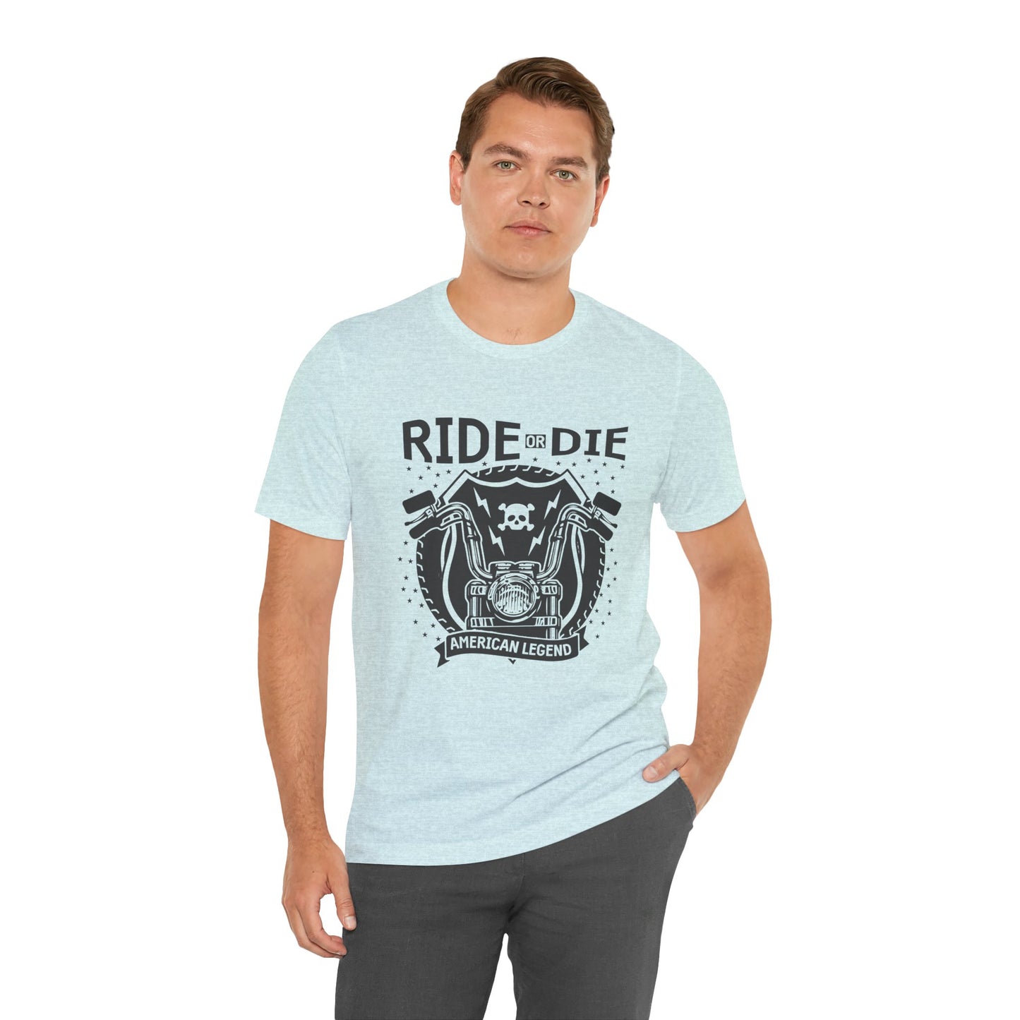 Ride or Die, American Legend - Unisex Jersey Short Sleeve Tee - 13261