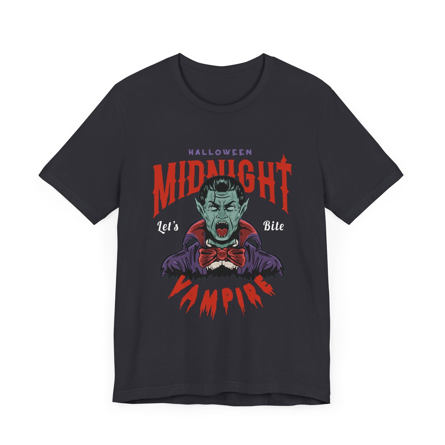 Halloween Midnight, Let's Bite Vampire - Unisex Jersey Short Sleeve Tee