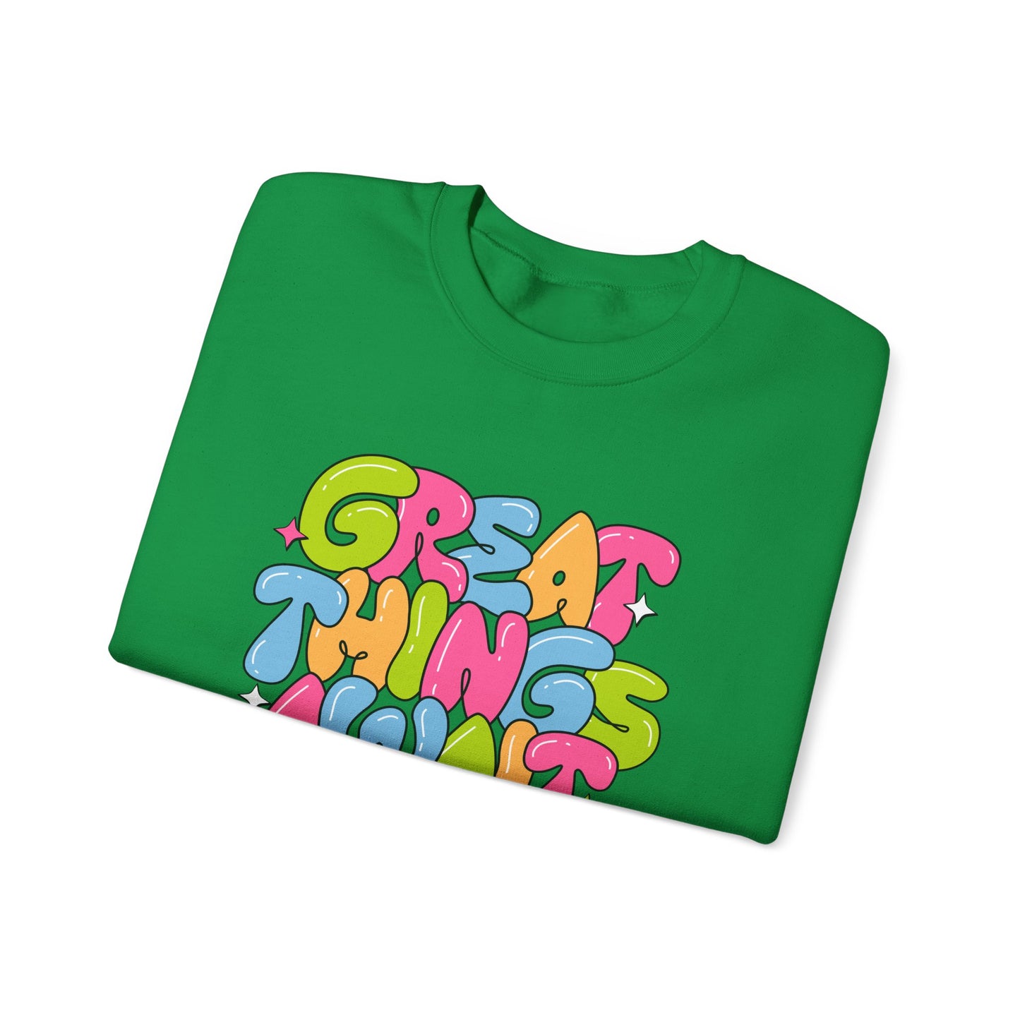 Great Things Awaits - Unisex Heavy Blend™ Crewneck Sweatshirt