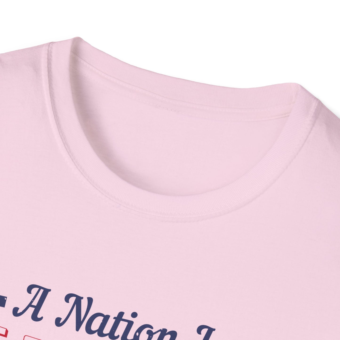 Patriotic Unisex T-Shirt - 'A Nation Is The Same People Living In The Same Place' - Ideal for Holidays, Celebrations, and Everyday Wear - 13791