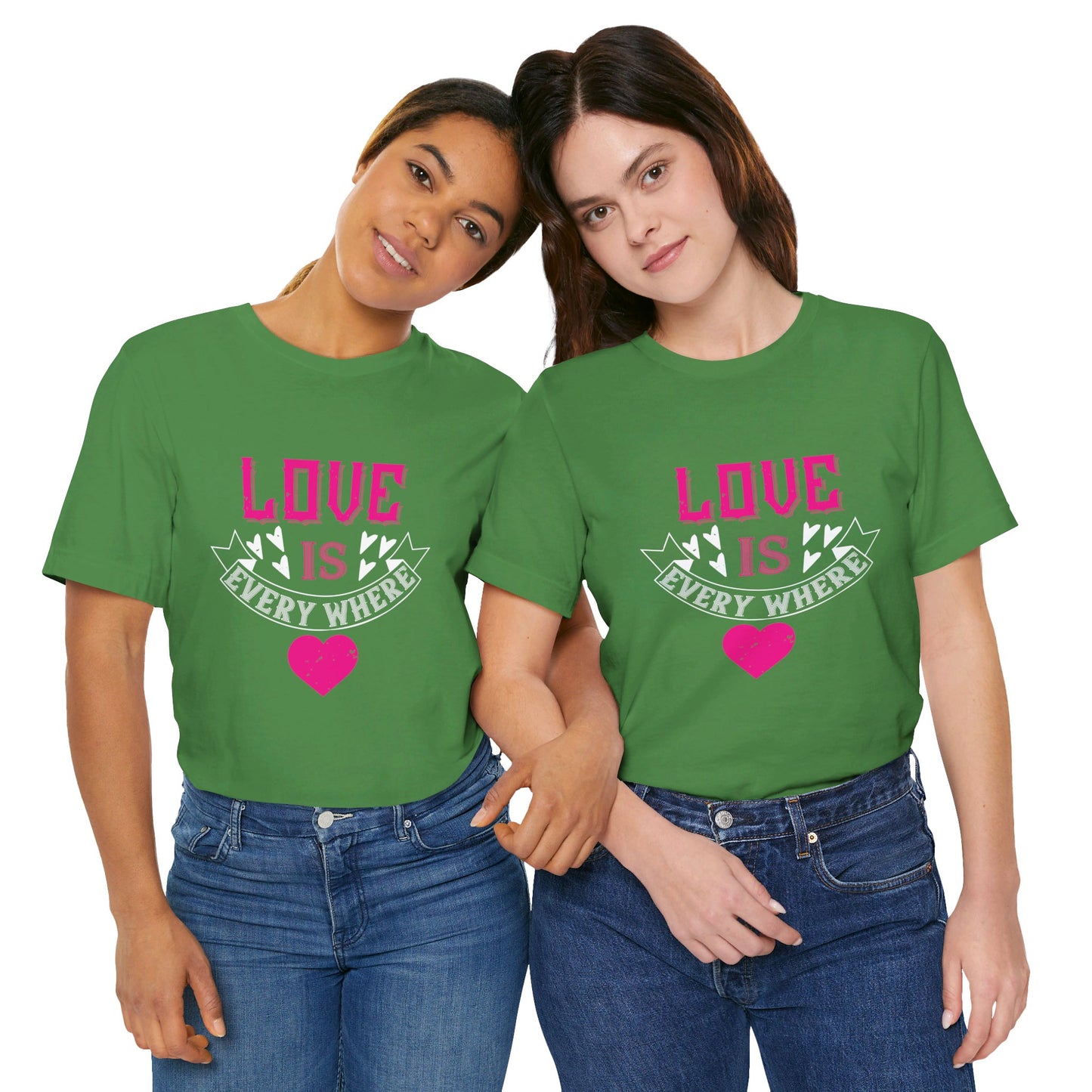 Love Is Everywhere - Unisex Jersey Short Sleeve Tee