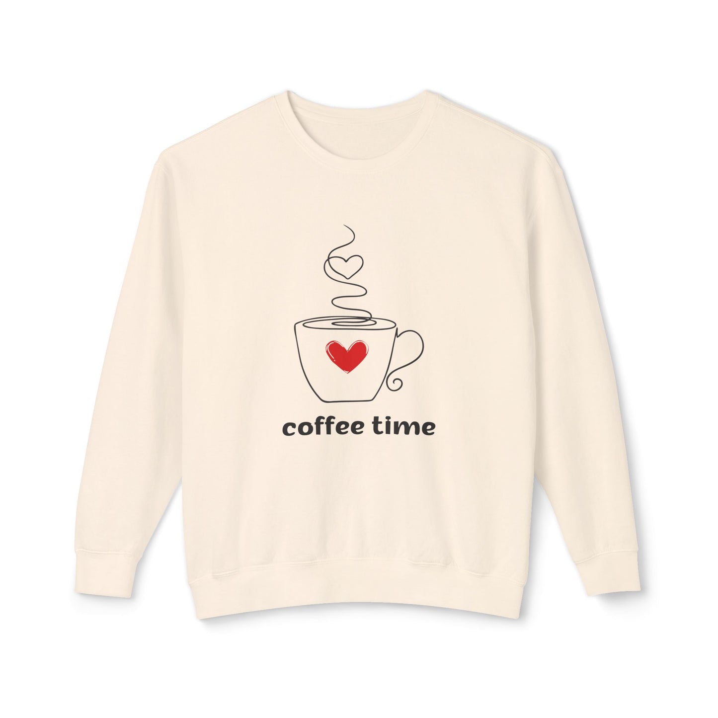 Coffee Time - Unisex Lightweight Crewneck Sweatshirt - 11323