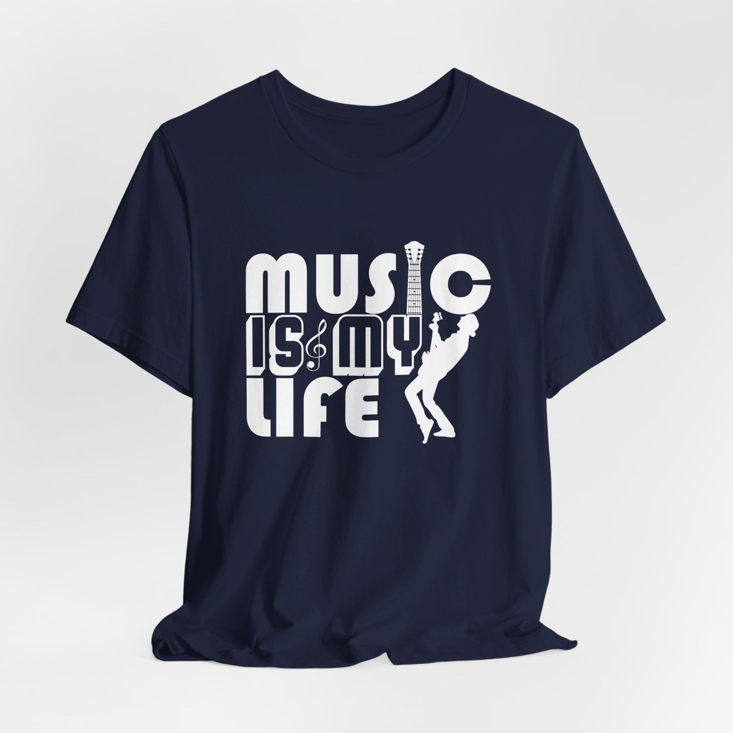 Music Is My Life - Unisex Jersey Short Sleeve Tee