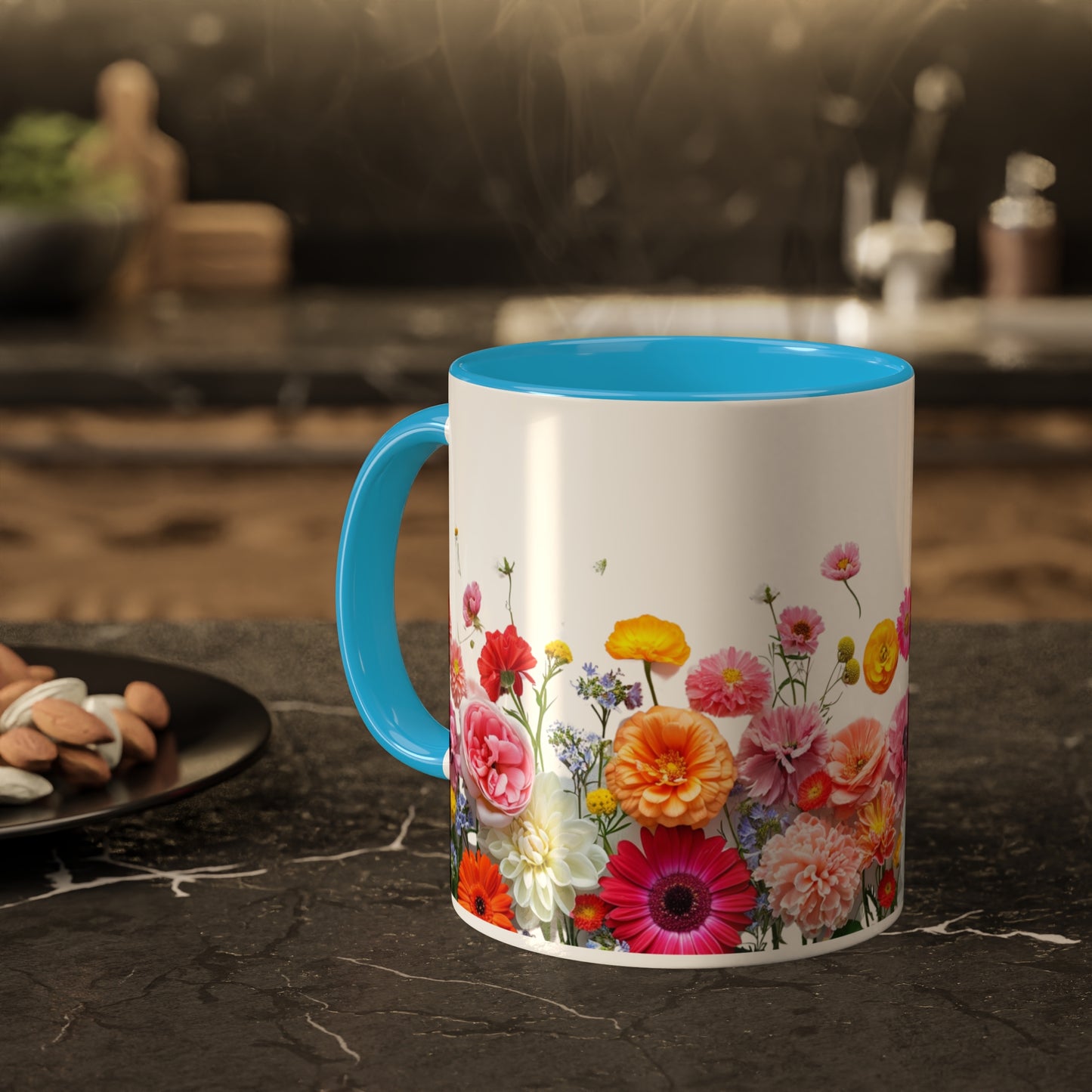 Bright Flowers - Colorful Mugs, 11oz