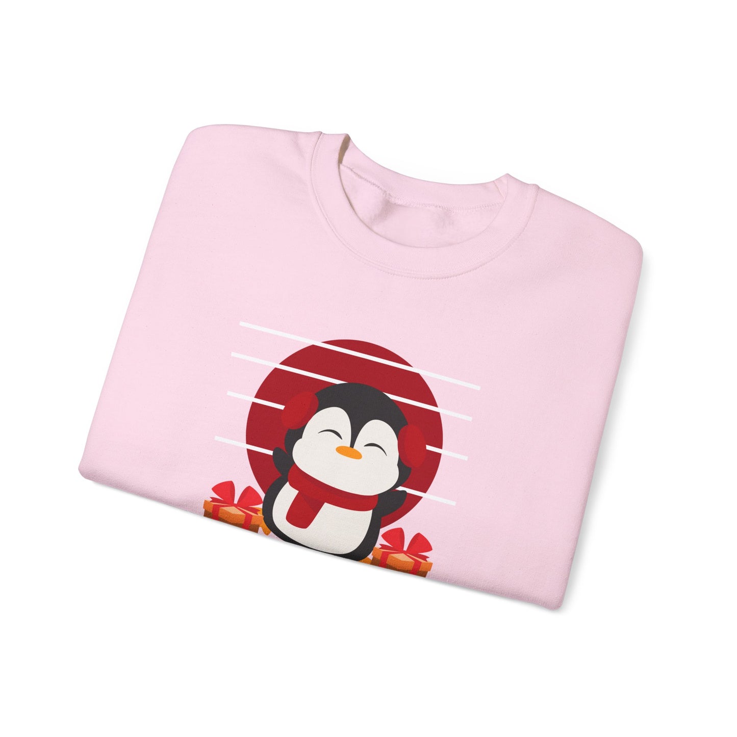 Penguin, Merry Christmas - Unisex Heavy Blend™ Crewneck Sweatshirt