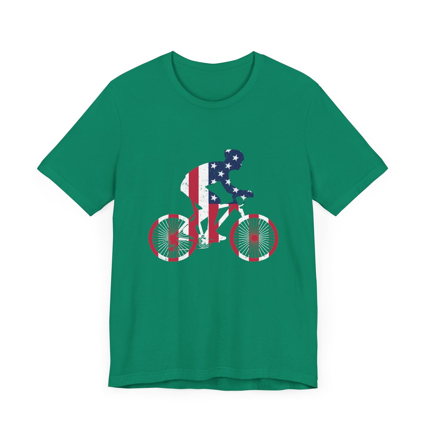 Bicycle: Patriotic Pedals - Unisex Jersey Short Sleeve Tee