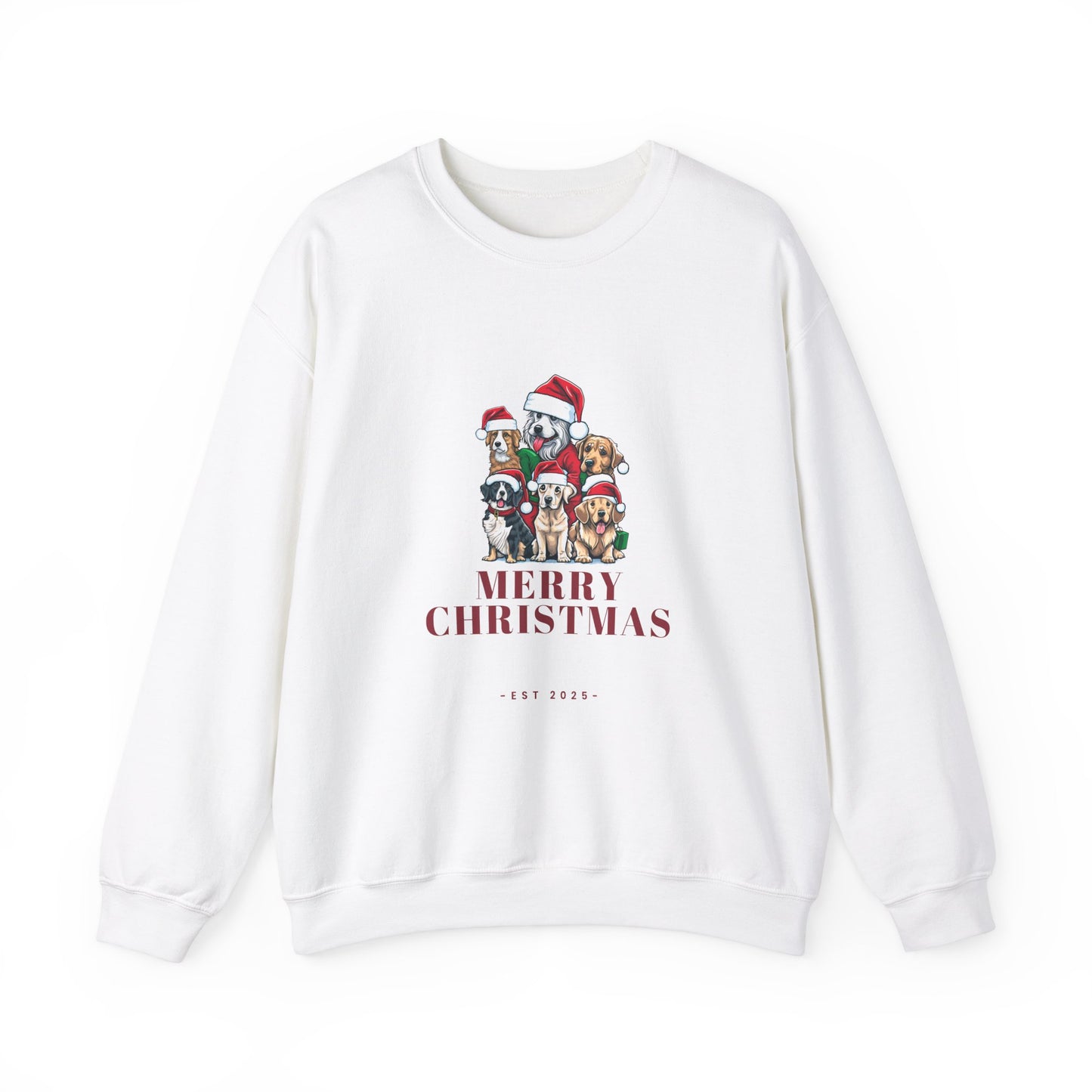 Merry Christmas, Dogs - Unisex Heavy Blend™ Crewneck Sweatshirt