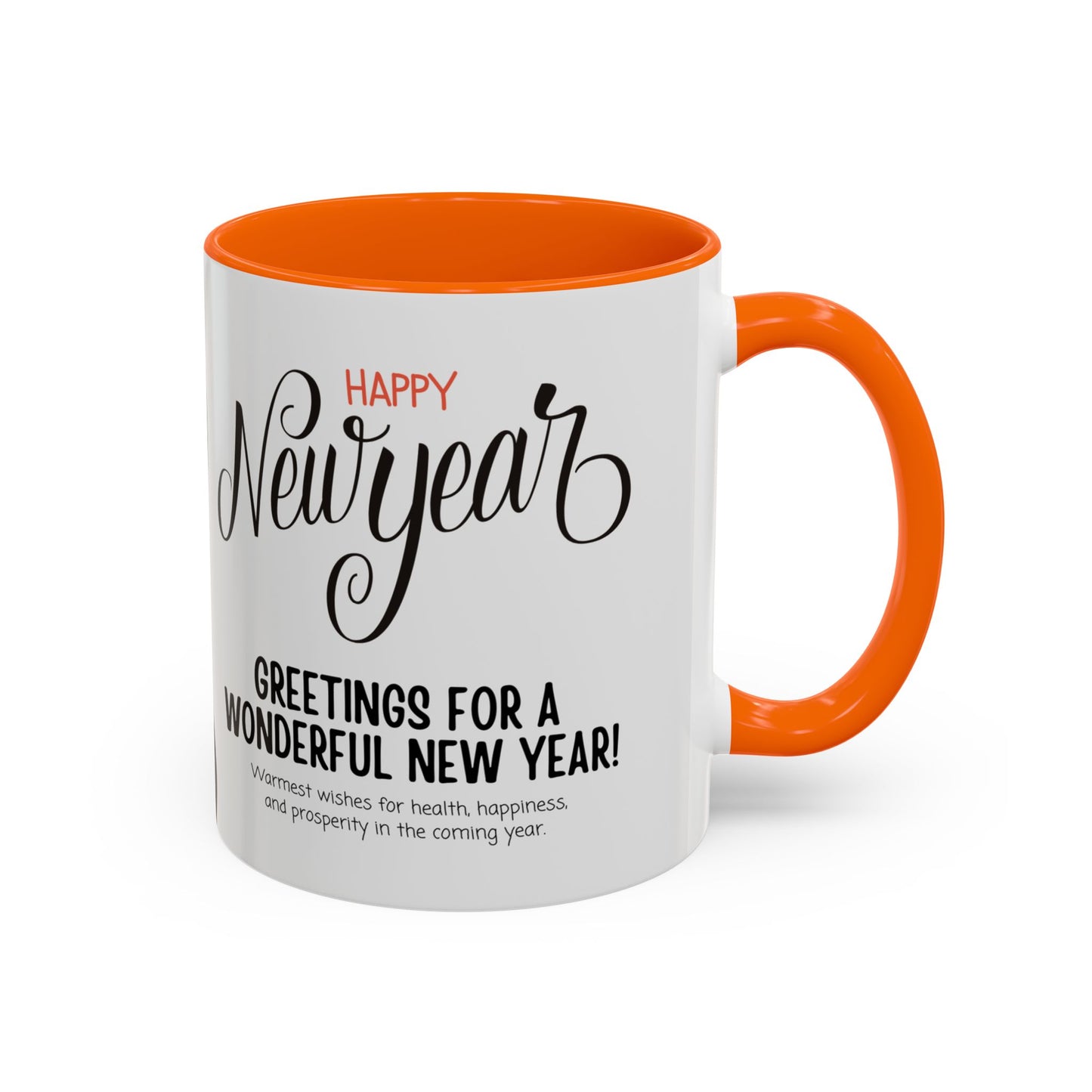 Happy New Year - Accent Coffee Mug (11, 15oz) - 10891