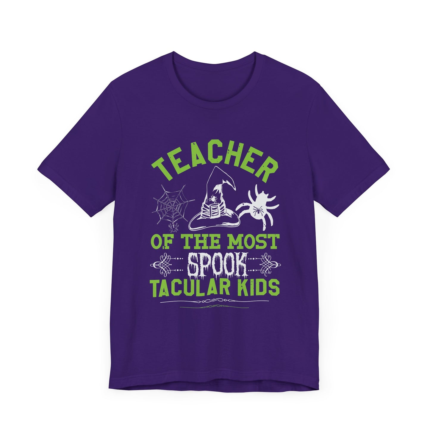 Teacher of the Most Spook-tacular Kids - Unisex Jersey Short Sleeve Tee - 12515
