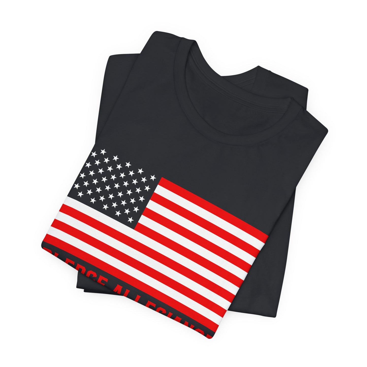 Patriotic Pledge Tee, Unisex T-Shirt for Celebrating Freedom, Independence Day Shirt Gift for Patriots - 13697