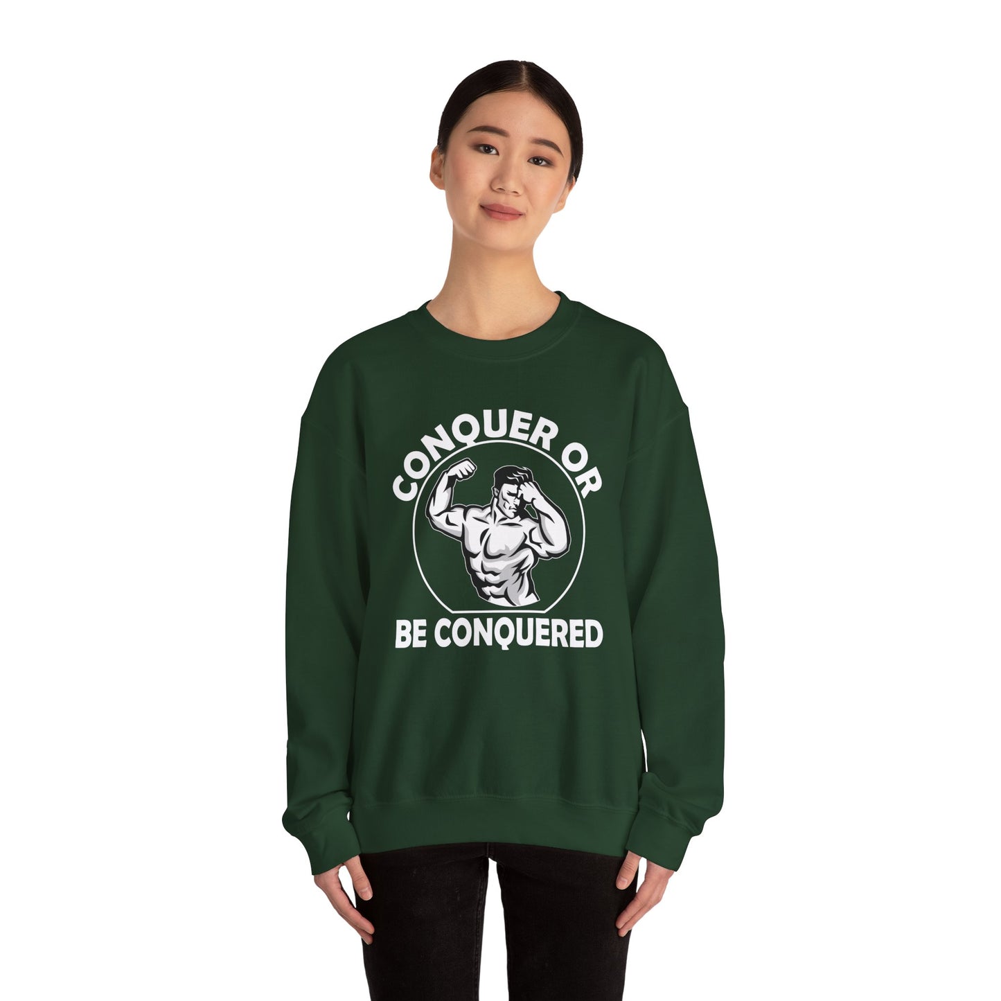 Conquer Or Be Conquered - Unisex Heavy Blend™ Crewneck Sweatshirt