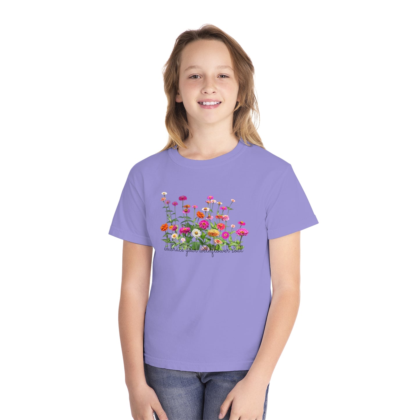 Youth Midweight Tee for Girls