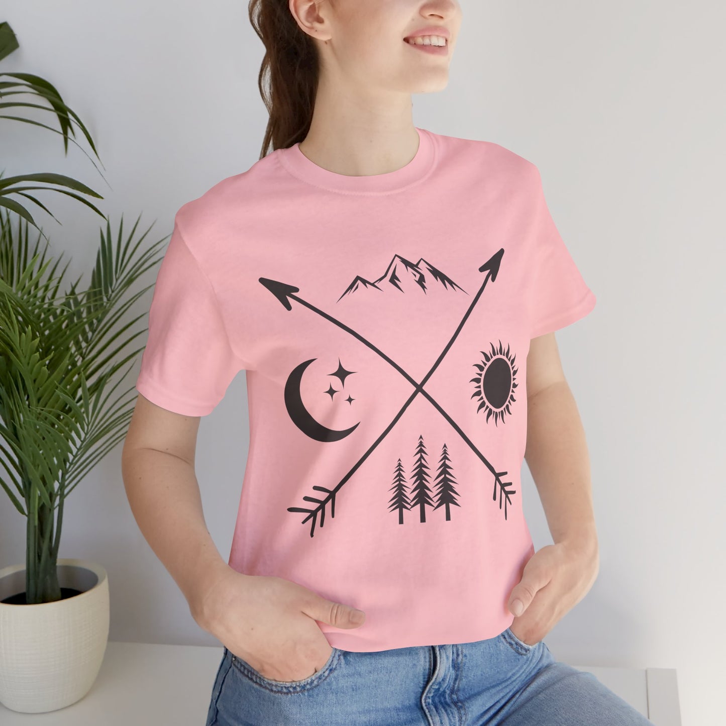 Camping & Outdoor - Unisex Jersey Short Sleeve Tee - 12628