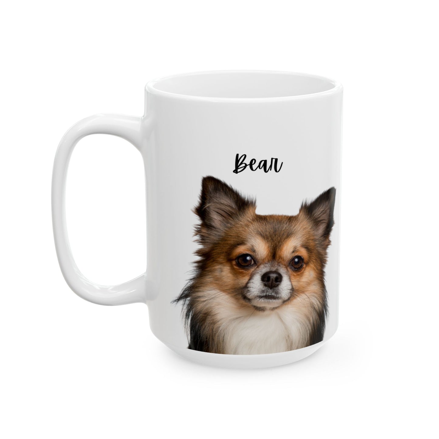 Personalised Dog Ceramic Mug - Perfect Gift for Pet Owners, 11oz or 15oz, Dog Themed Coffee Cup - 14173