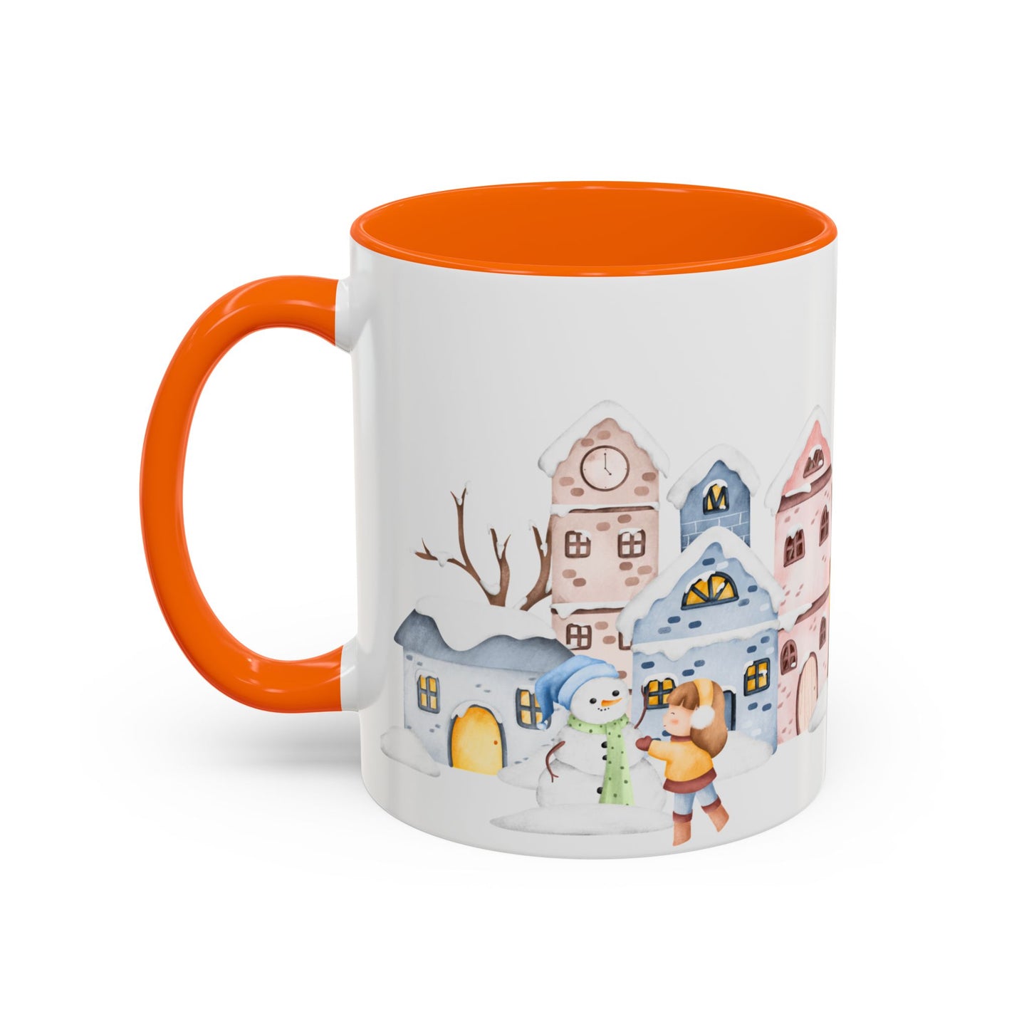 Winter Day, Outdoor - Accent Coffee Mug (11, 15oz) - 10455