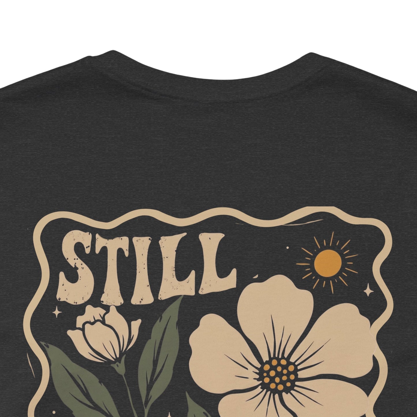 Still Blooming Floral T-Shirt, Retro Botanical Graphic Tee - 14956