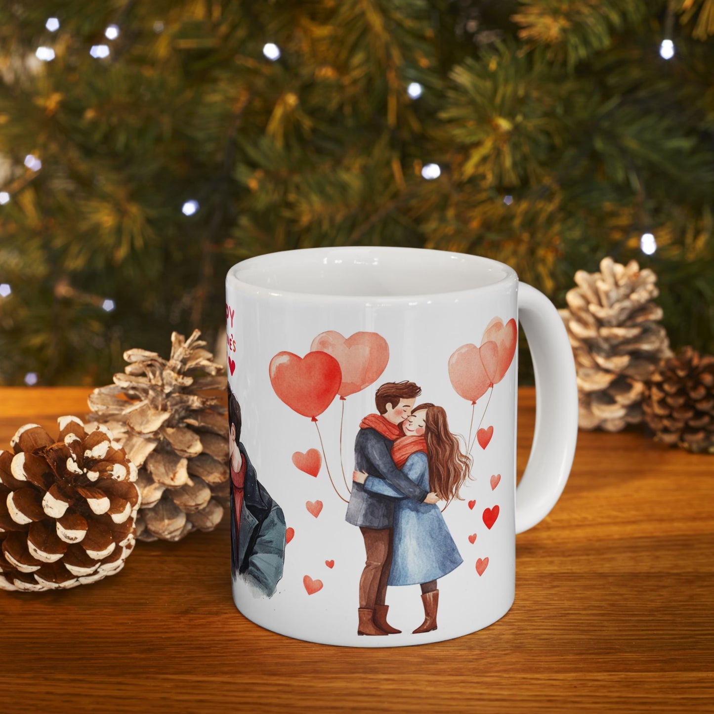 Happy Valentine's Day - Ceramic Mug, (11oz, 15oz) - 11592