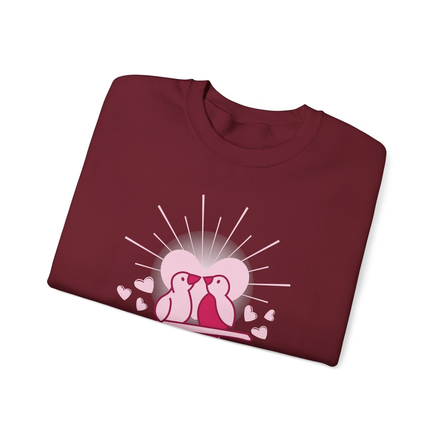 Birds In Love - Unisex Heavy Blend™ Crewneck Sweatshirt - 11555