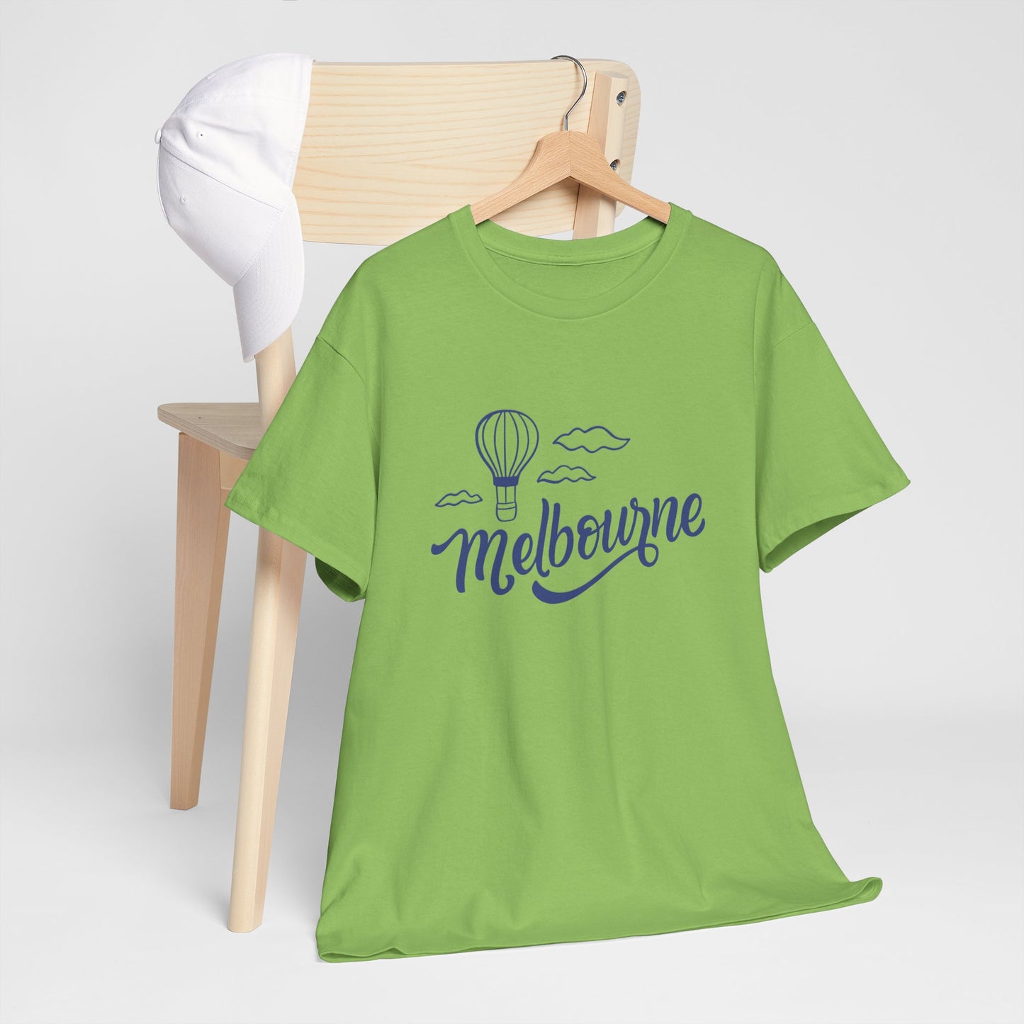 Melbourne Hot Air Balloon Unisex Heavy Cotton Tee - 12142