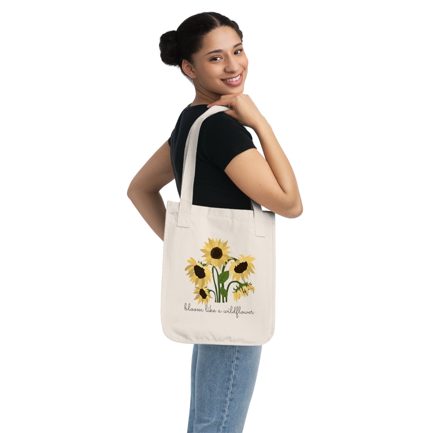 Sunflowers - Organic Canvas Tote Bag - 10168