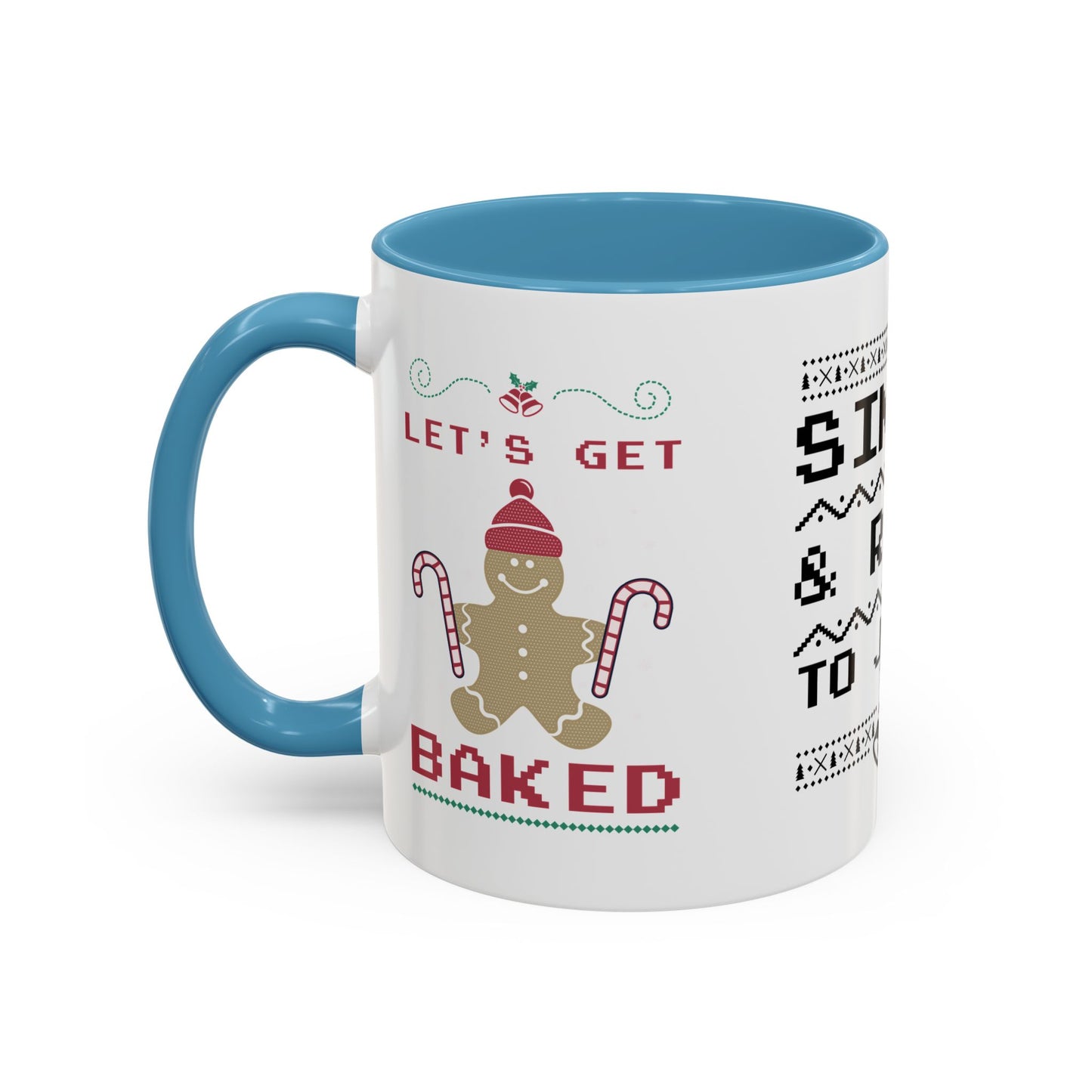 Single and Ready to Jingle - Accent Coffee Mug (11, 15oz)