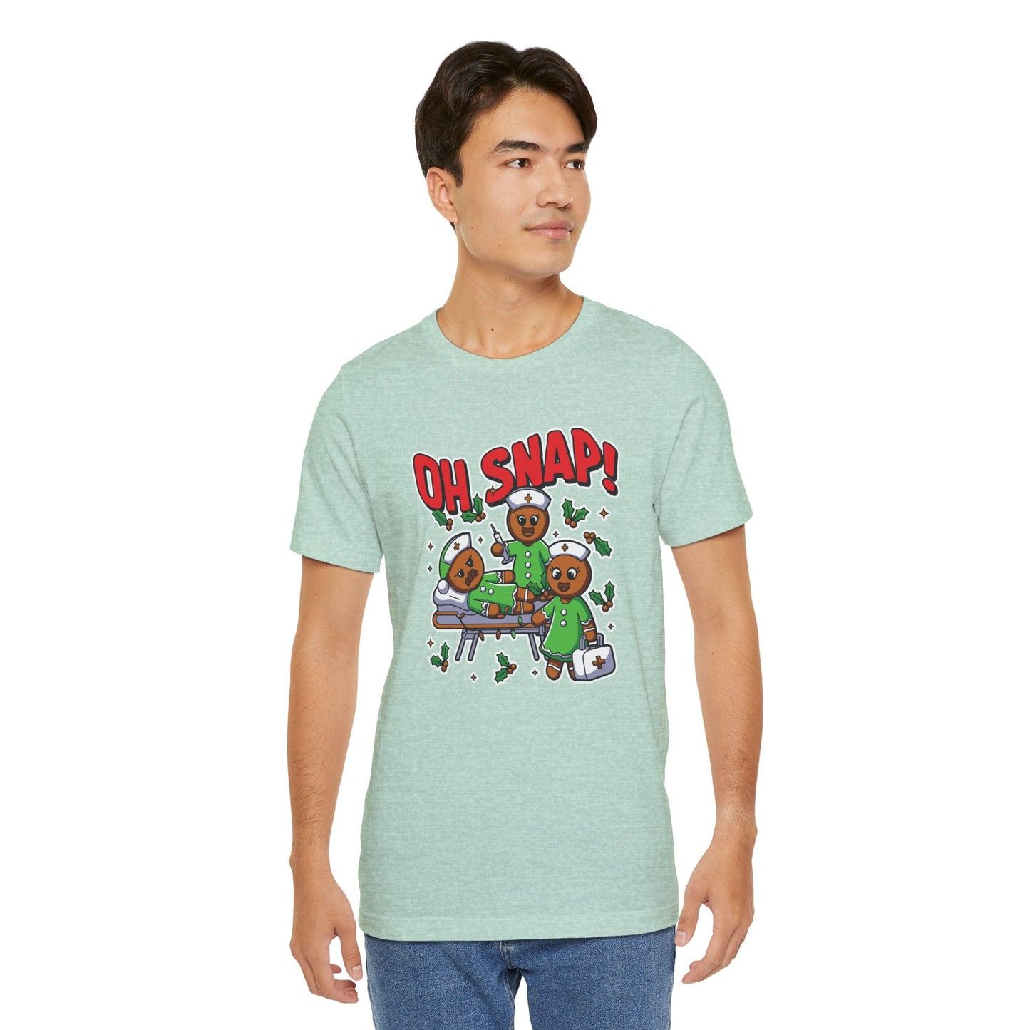 Christmas, Nurse, Oh Snap! - Unisex Jersey Short Sleeve Tee - 10351