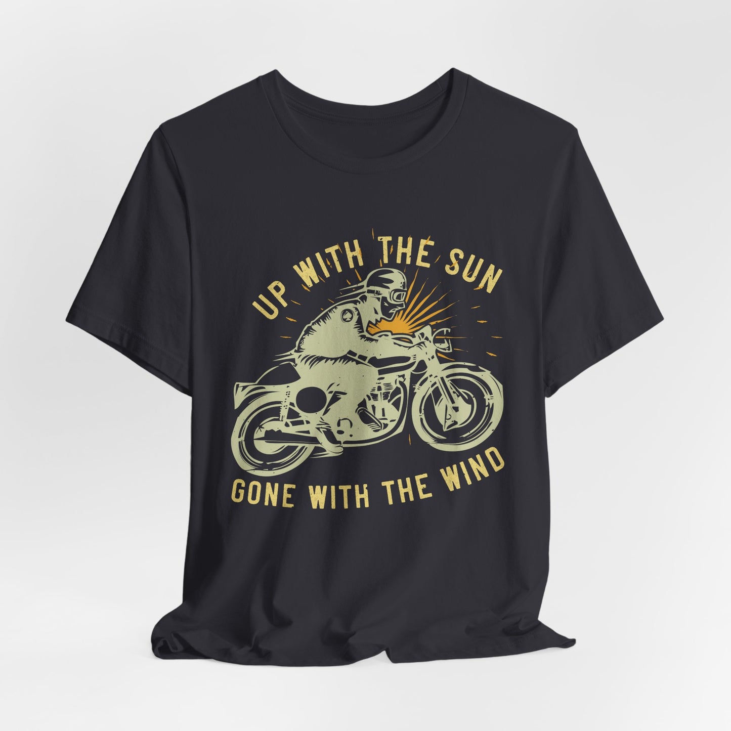 Up with the Sun, Gone with the Wind - Unisex Jersey Short Sleeve Tee - 13958