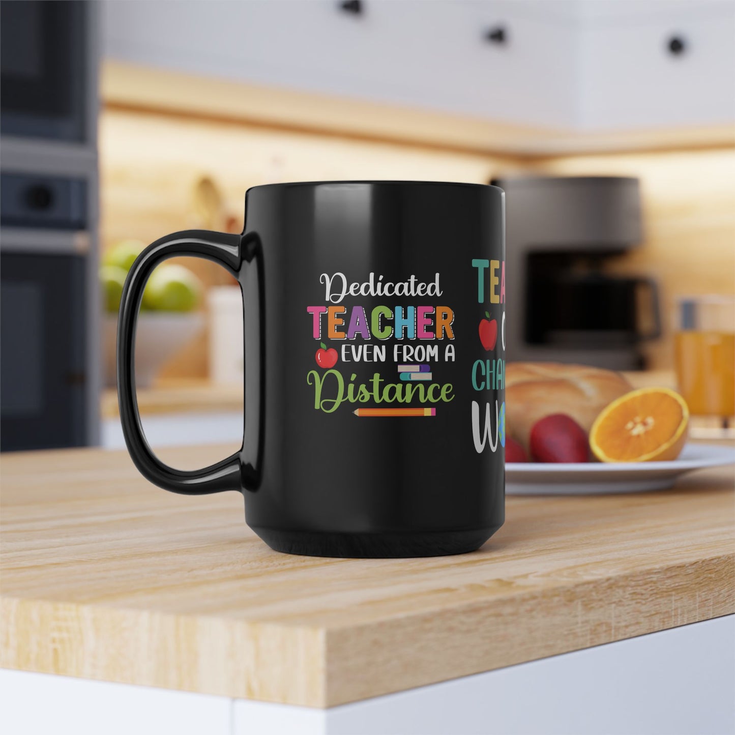 Teacher Can Change The World - Black Mug (11oz, 15oz)