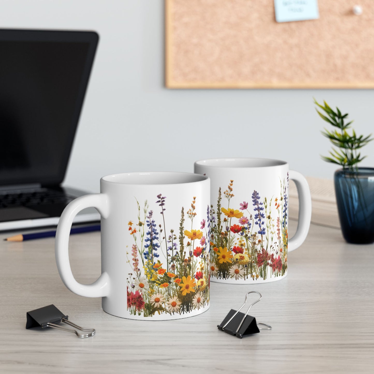 Wildflowers - Ceramic Mug, (11oz, 15oz) - 10445