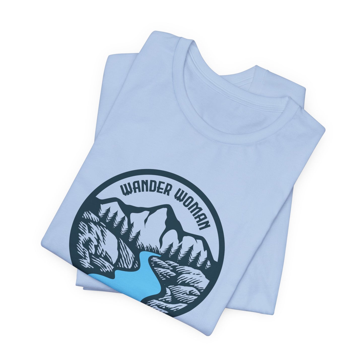 Camping: Wander Woman - Unisex Jersey Short Sleeve Tee