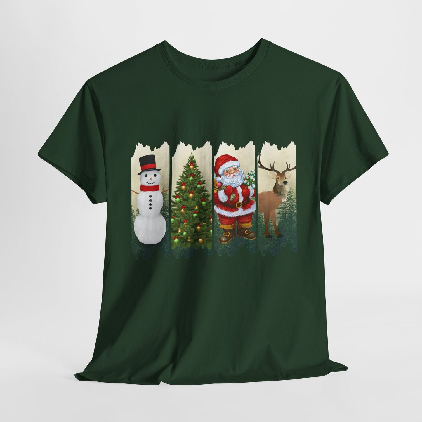 Merry Christmas - Unisex Heavy Cotton Tee - 10084