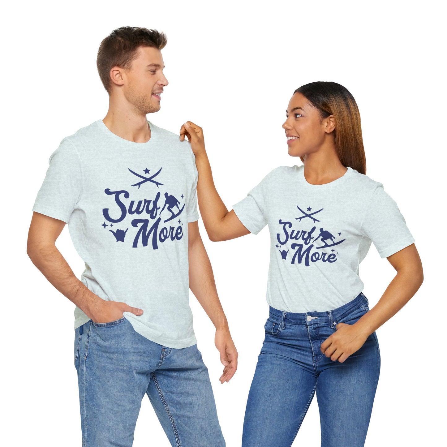 Surf More - Unisex Jersey Short Sleeve Tee - 13135