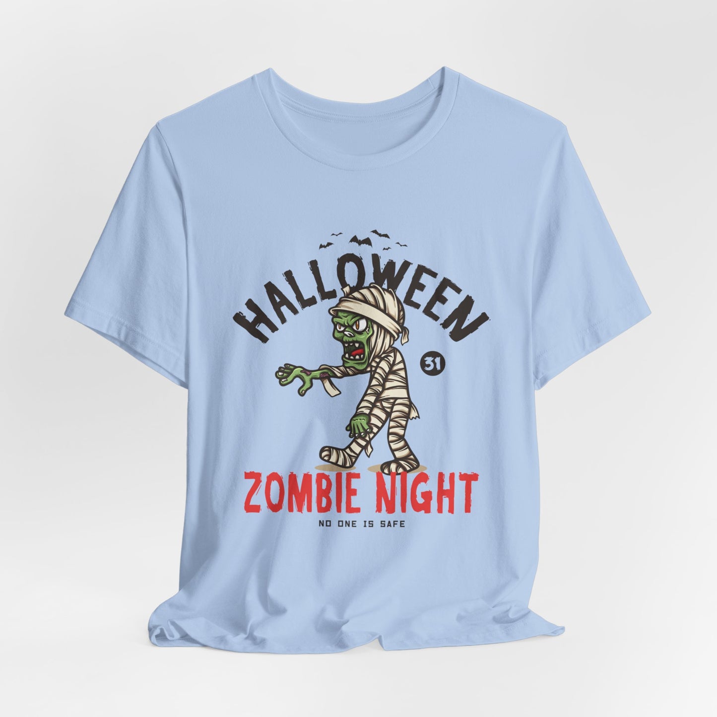 Halloween, Zombie Night - Unisex Jersey Short Sleeve Tee